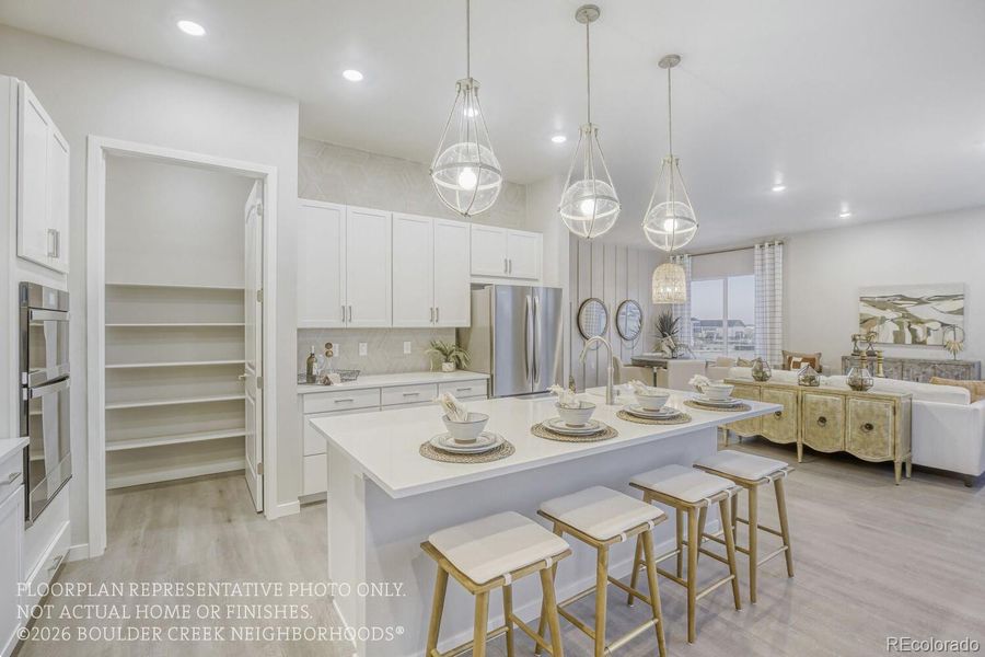 Furnished interior view inside a new home in , Fort Collins (Image 47).