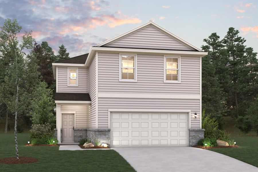 Representative exterior photo of a completed home built from the Jade by Century Communities in Heights at San Gabriel, Georgetown, TX (Image 6). Representative exterior photo of a completed home built from the Jade by Century Communities in Heights at San Gabriel, Georgetown, TX (Image 6).