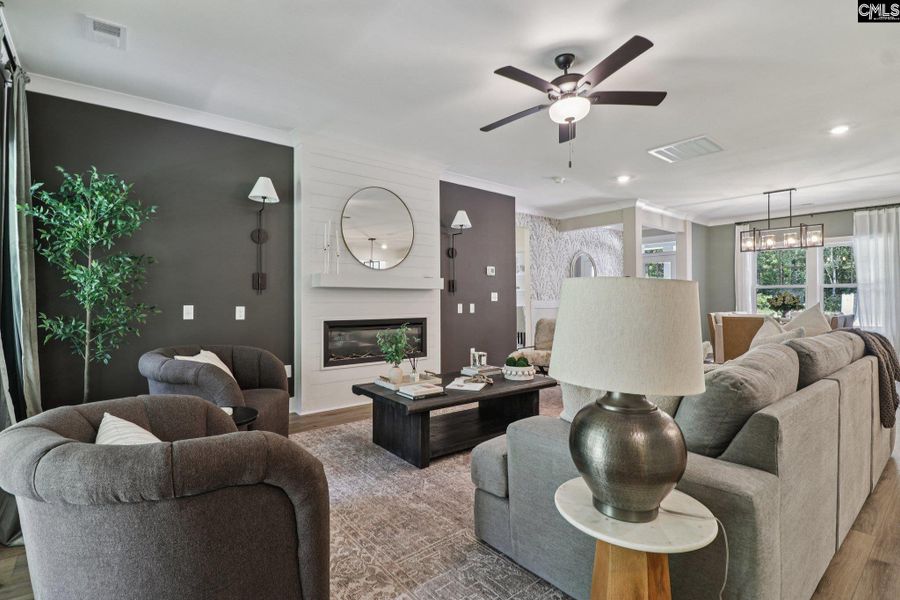 Furnished interior view inside a new home in Raglins Creek, Lugoff (Image 7).
