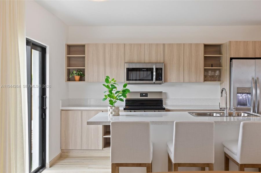 Furnished interior view inside a new home in , Florida City (Image 14).