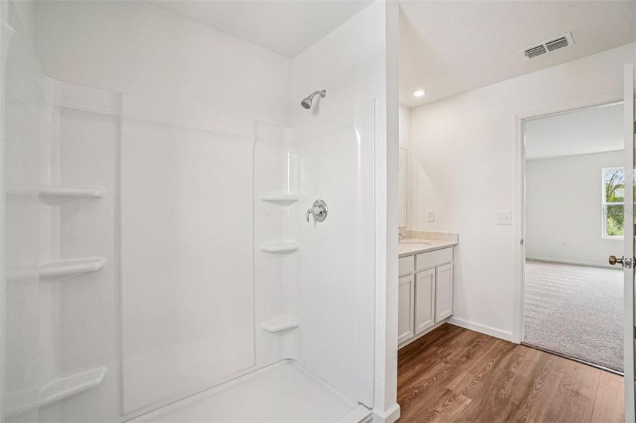 Furnished interior view inside a new home in Sumter Villas, Sumterville (Image 12).