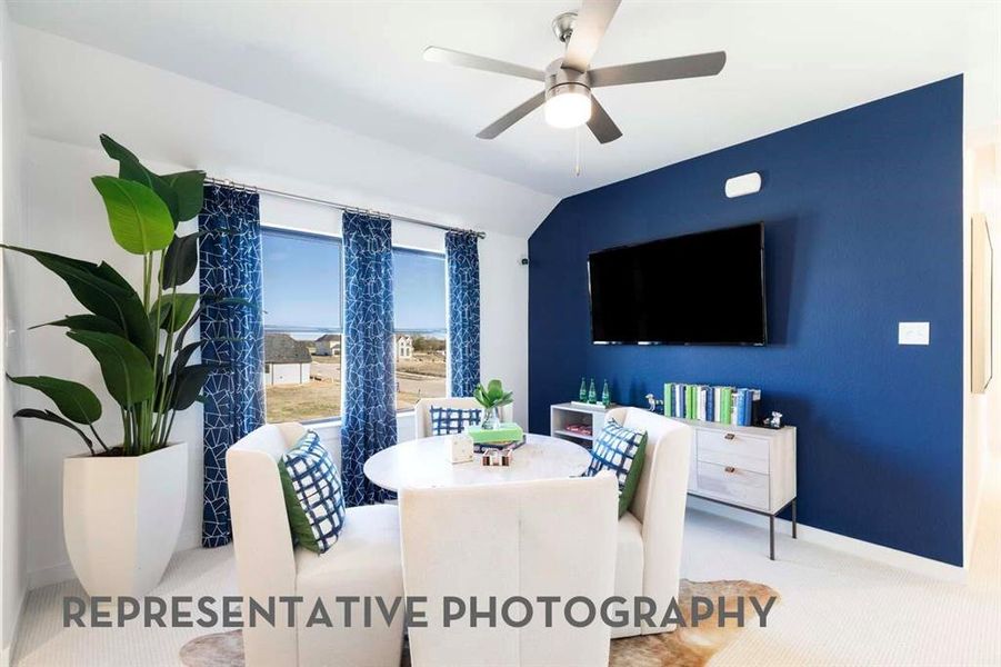 Furnished interior view inside a new home in Mosaic, Celina (Image 9).