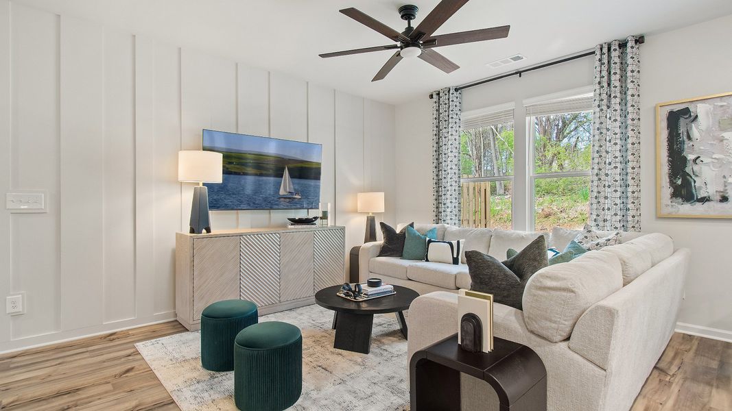 Furnished interior view inside a new home in Diamante, Stockbridge (Image 7).