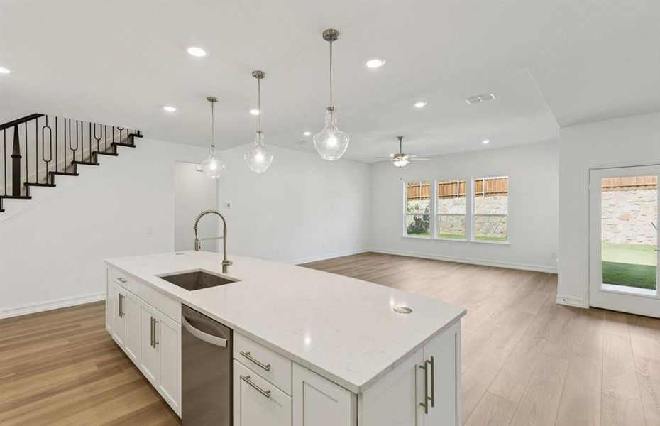 View of gathering room from kitchen View of gathering room from kitchen