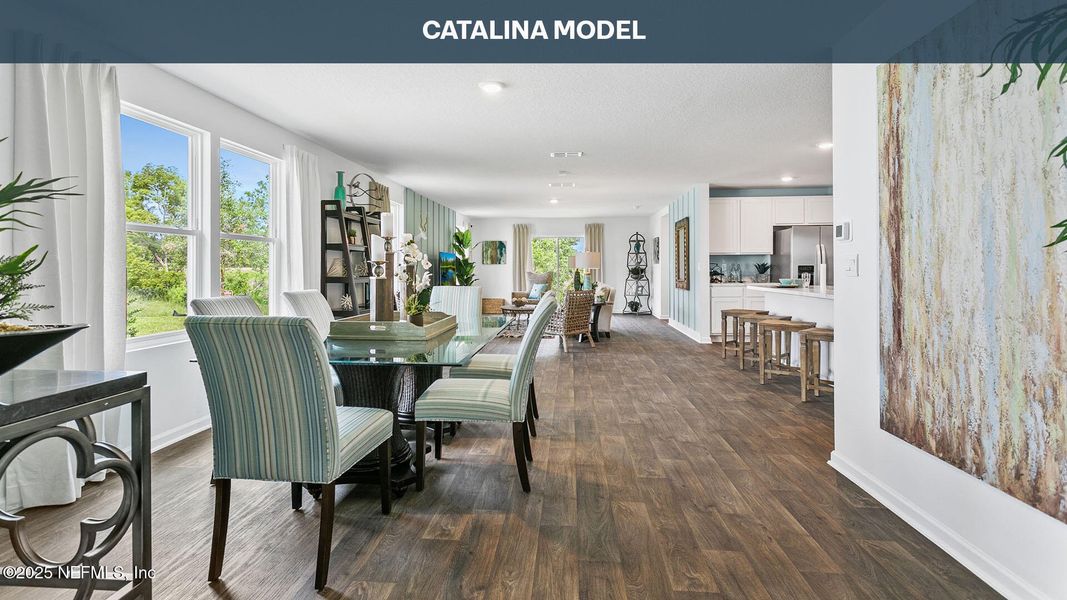 Furnished interior view inside a new home in Copes Landing, Jacksonville (Image 15). Furnished interior view inside a new home in Copes Landing, Jacksonville (Image 15).