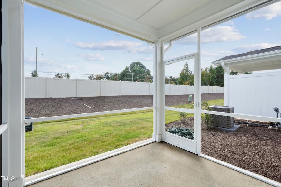 Screened Porch + Backyard