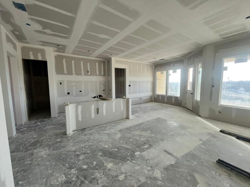 In-progress construction of a new home in Eagle Ridge Estates, Weatherford, TX (Image 4).