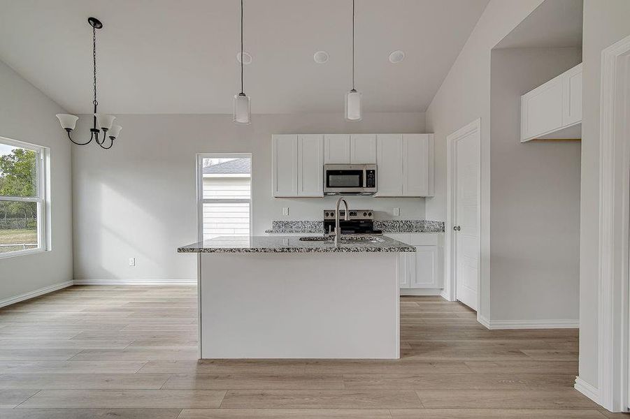 Furnished interior view inside a new home in , Fort Worth (Image 7).