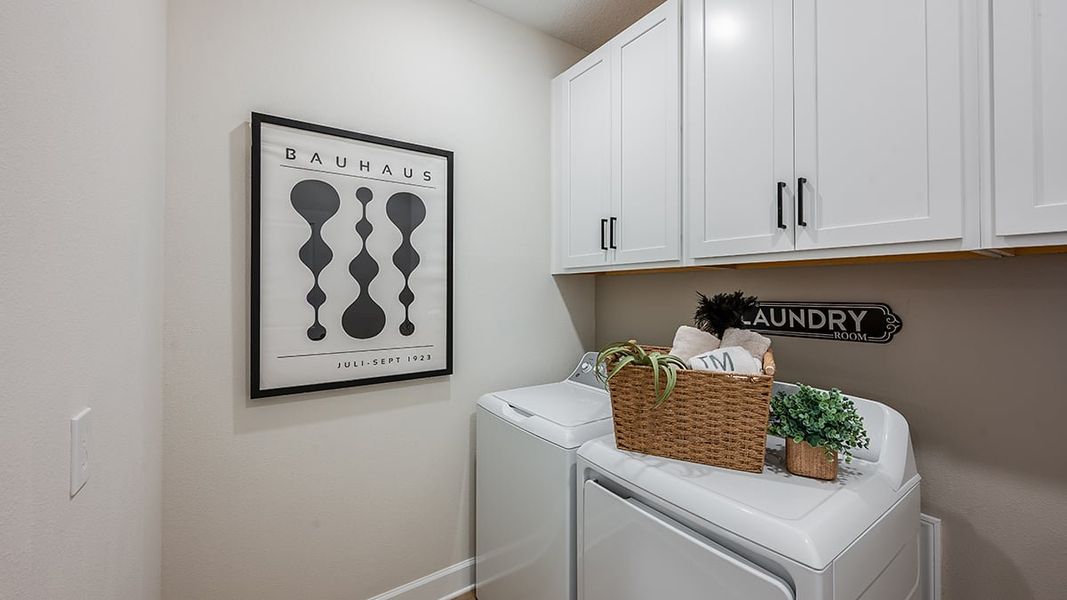 Representative furnished interior of a home built from the Monte by Taylor Morrison in Center Lake Ranch Community Group Page, St. Cloud (Image 18).