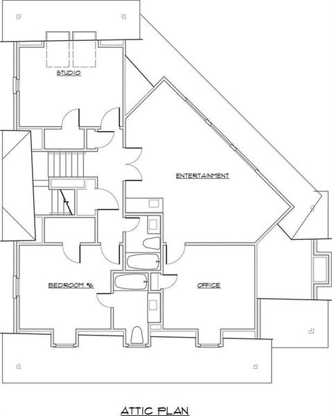 2D floor plan layout of this home in , Atlanta, GA (Image 3).
