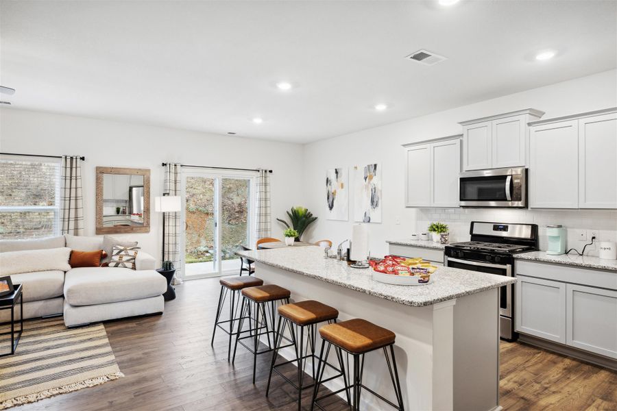 Representative furnished interior of a home built from the Hayden by D.R. Horton in Hillcrest Landing, McDonald (Image 6).