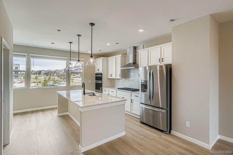 Furnished interior view inside a new home in , Littleton (Image 9).
