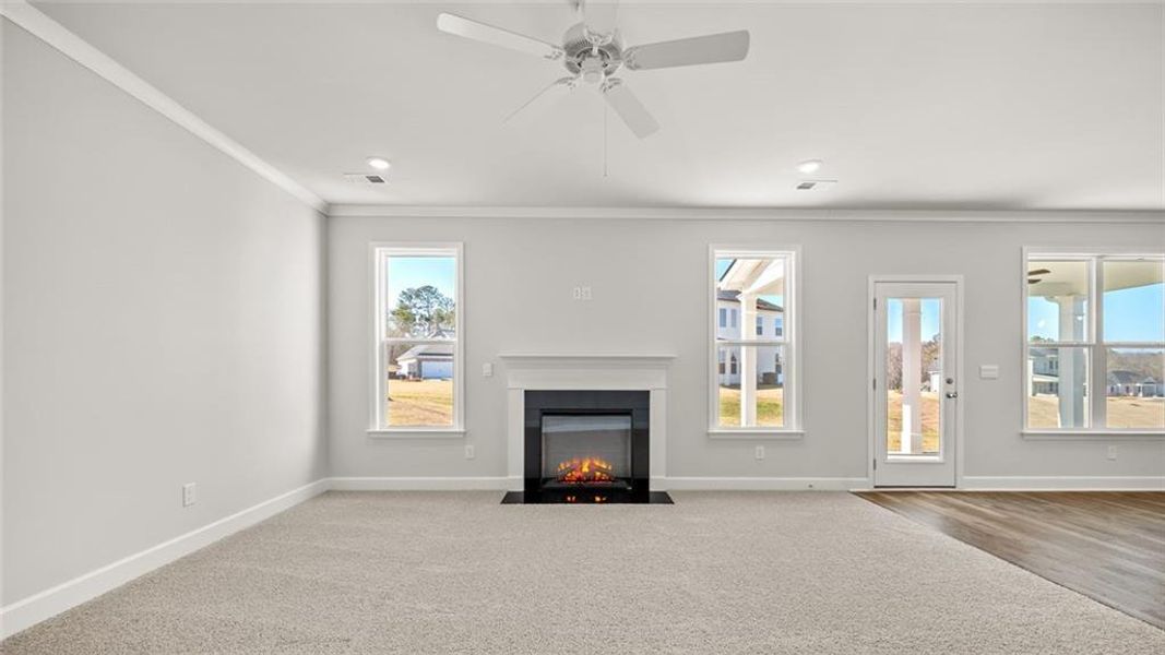 Spacious, unfurnished interior of a new home in Evergreen Crossing, Locust Grove (Image 22).