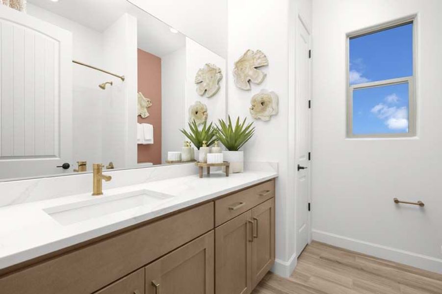 Representative furnished interior of a home built from the Azure by Mattamy Homes in Silverbell Ridge, Tucson (Image 14). Representative furnished interior of a home built from the Azure by Mattamy Homes in Silverbell Ridge, Tucson (Image 14).