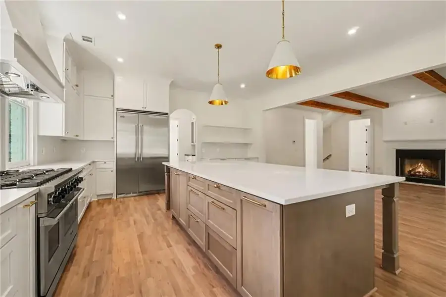 Furnished interior view inside a new home in , Atlanta (Image 11).