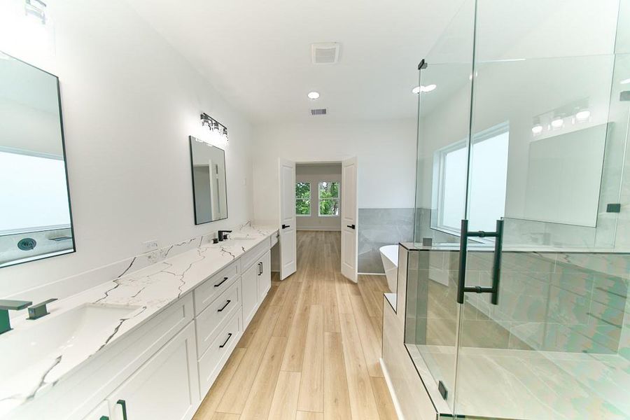Furnished interior view inside a new home in , Houston (Image 8). Furnished interior view inside a new home in , Houston (Image 8).