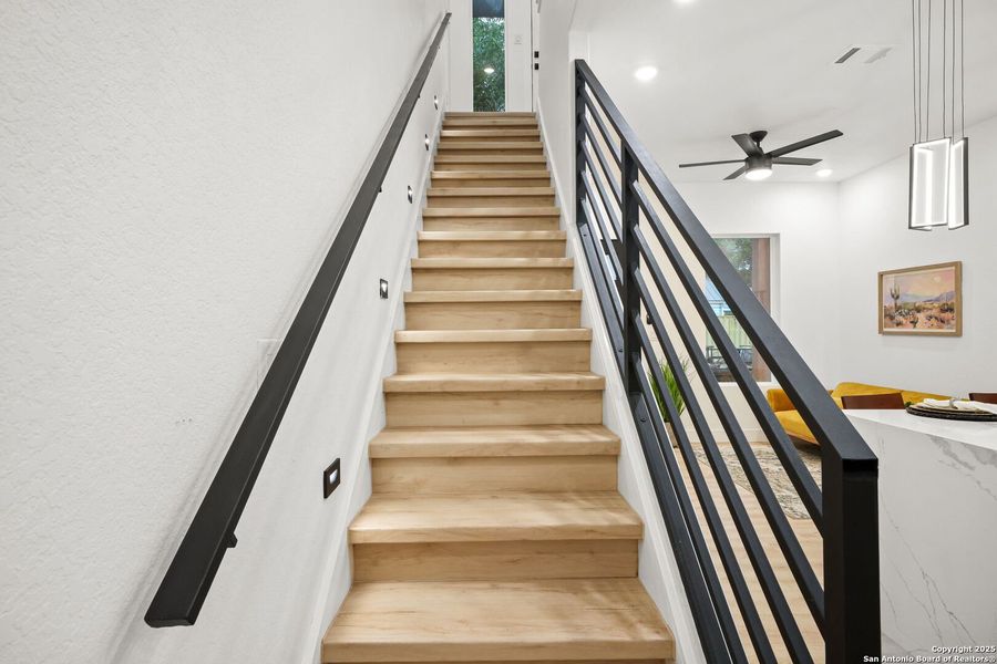 Furnished interior view inside a new home in , San Antonio (Image 17).