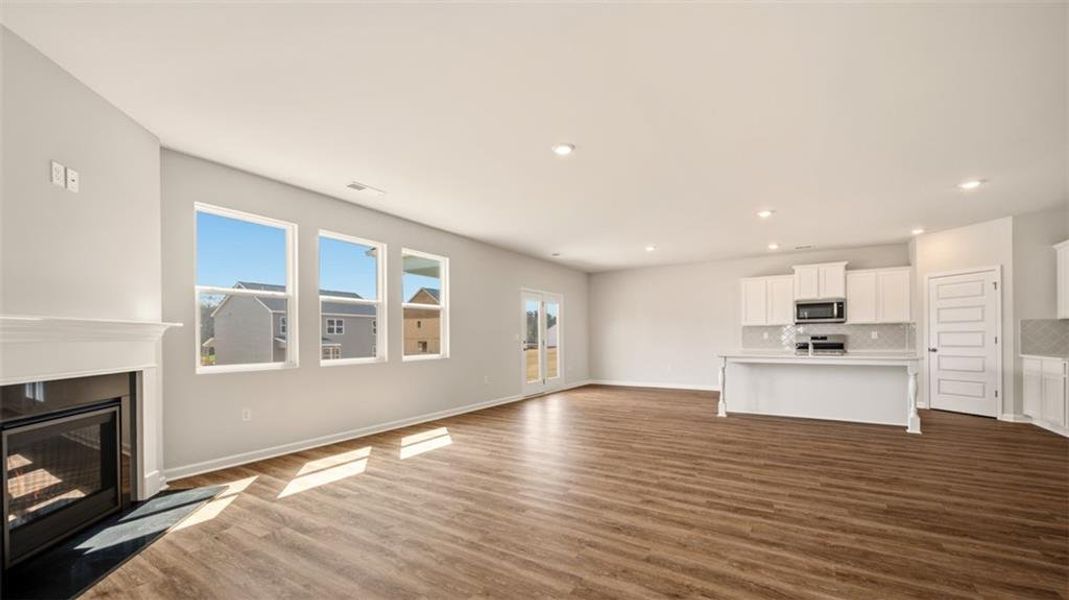 Spacious, unfurnished interior of a new home in Preserve at Dove Creek, Statham (Image 35). Spacious, unfurnished interior of a new home in Preserve at Dove Creek, Statham (Image 35).