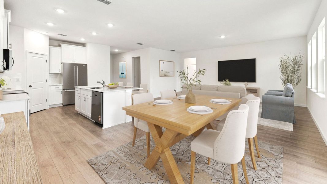 Furnished interior view inside a new home in Archers Mill, Ormond Beach (Image 5).