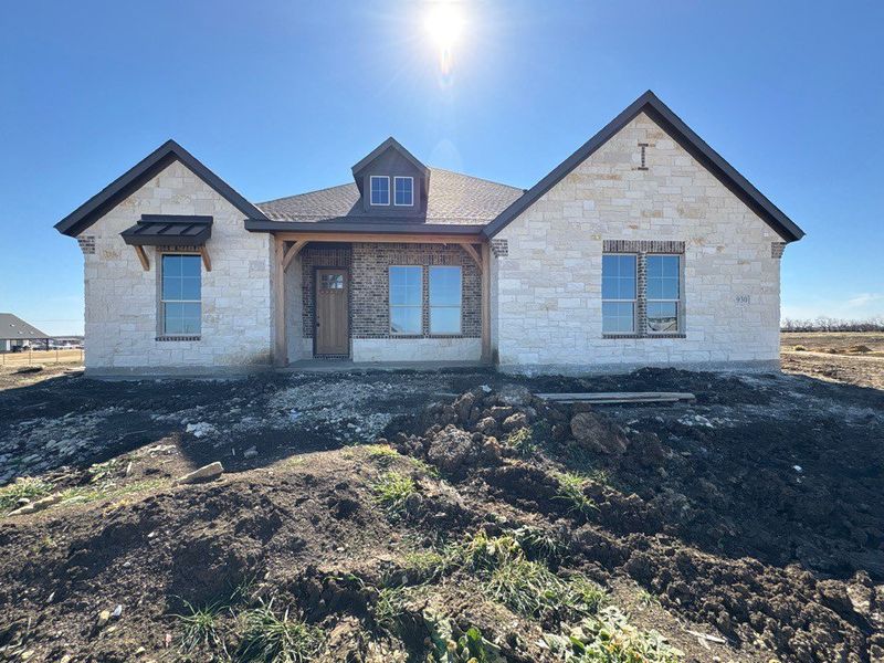 In-progress construction of a new home in Clear Sky Addition, Valley View, TX (Image 4).