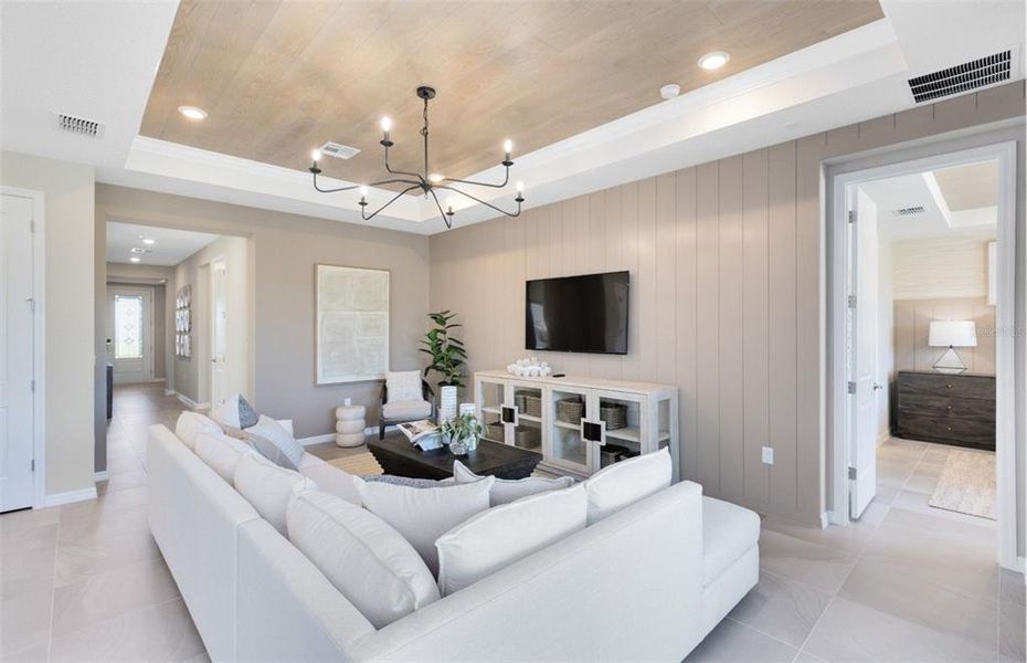 Furnished interior view inside a new home in Tohoqua, Kissimmee (Image 12).