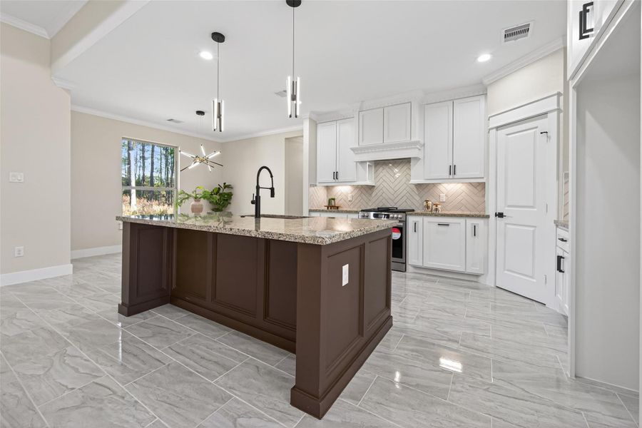 Furnished interior view inside a new home in , Dayton (Image 11).