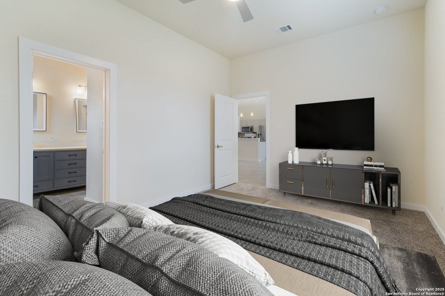 Furnished interior view inside a new home in , San Antonio (Image 8).
