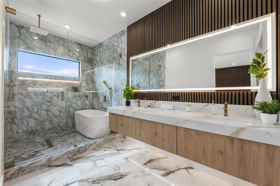 Furnished interior view inside a new home in , Tampa (Image 15).