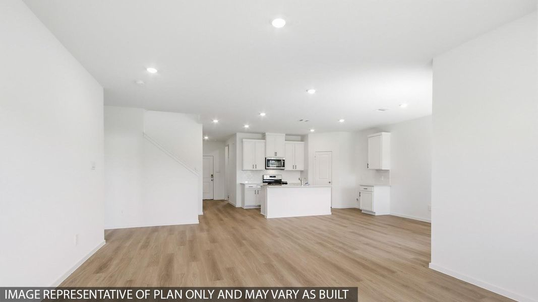 Spacious, unfurnished interior of a new home in New Waverly Station, New Waverly (Image 8).