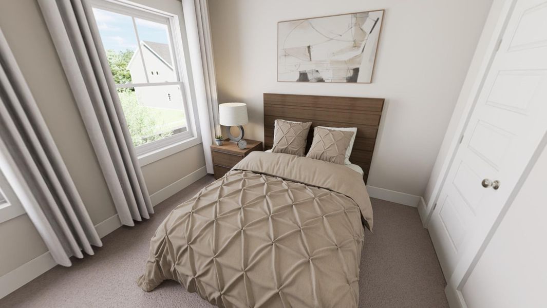 Furnished interior view inside a new home in Golden Gate, High Point (Image 10).