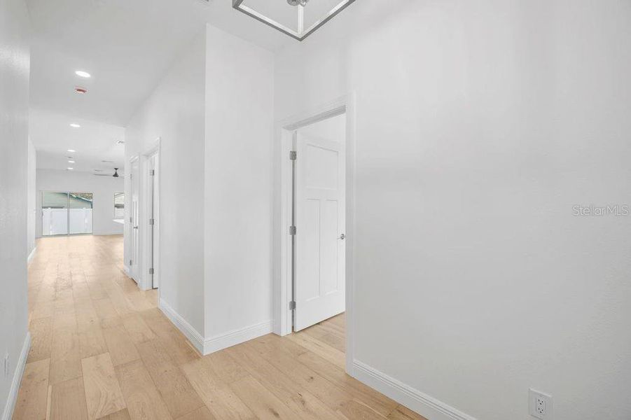 View from the front door towards the back of the house View from the front door towards the back of the house