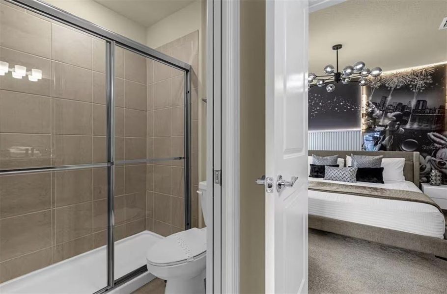 Furnished interior view inside a new home in , Davenport (Image 23).