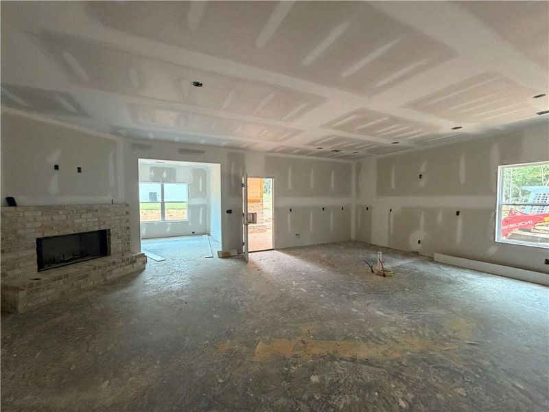 In-progress construction of a new home in , Jefferson, GA (Image 9).