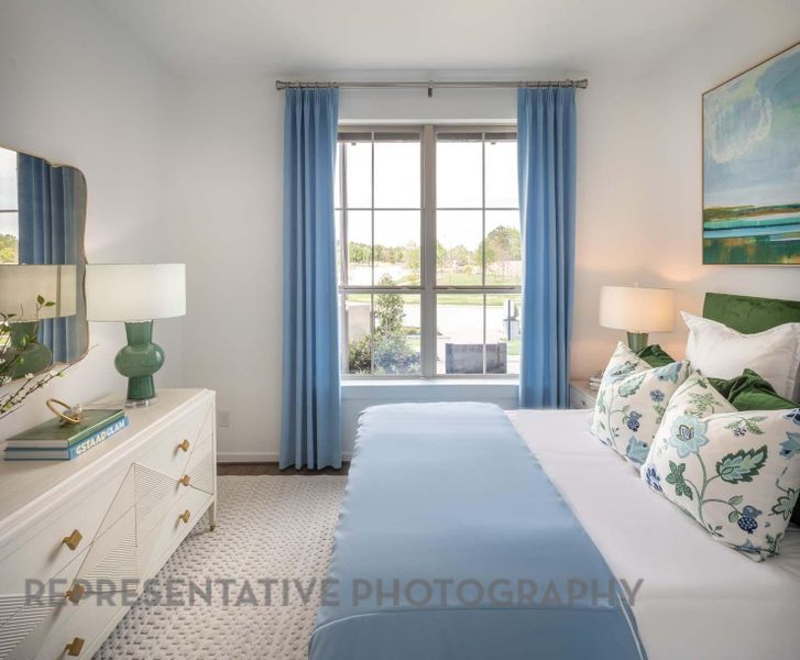 Furnished interior view inside a new home in , Cypress (Image 16).