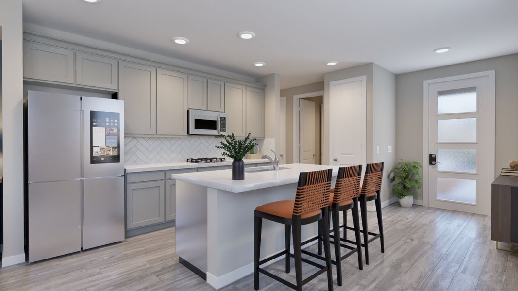 Representative furnished interior of a home built from the Lakeway by Tricoast Homes in La Segarra 40', Brookshire (Image 21).