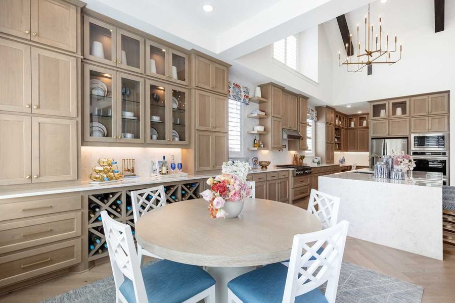 Representative Breakfast Nook - some options shown