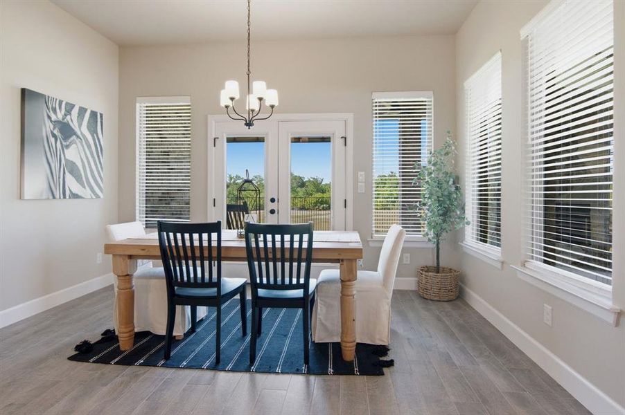 Furnished interior view inside a new home in , Burleson (Image 15).