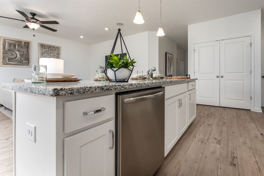 Furnished interior view inside a new home in Jackson Hills, Clarksville (Image 10).