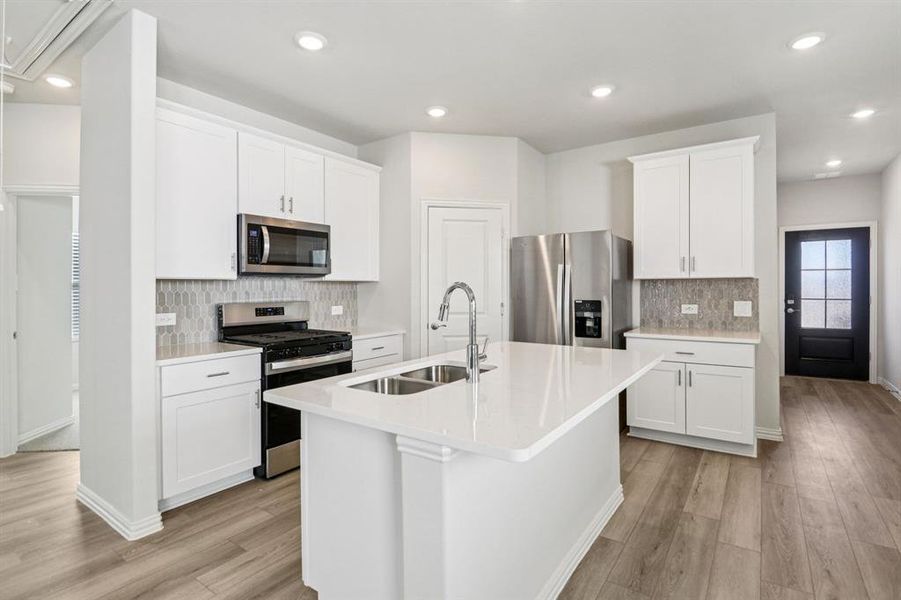 Photo is not of the actual home, but is an inspirational photo of builder’s model home and may depict options, furnishings, and/or decorator features that are not included.