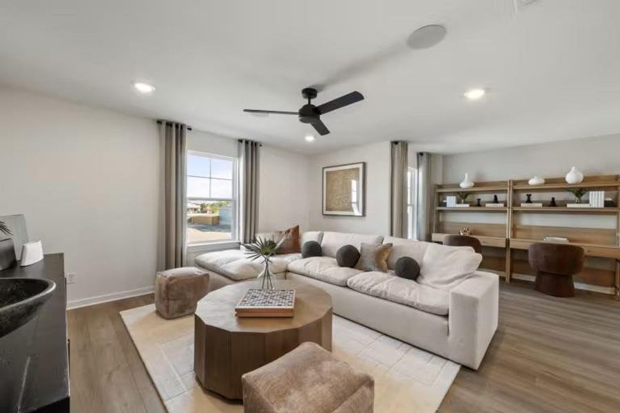 Photo of Centex model home with same floor plan, not of actual home listed. Photo of Centex model home with same floor plan, not of actual home listed.