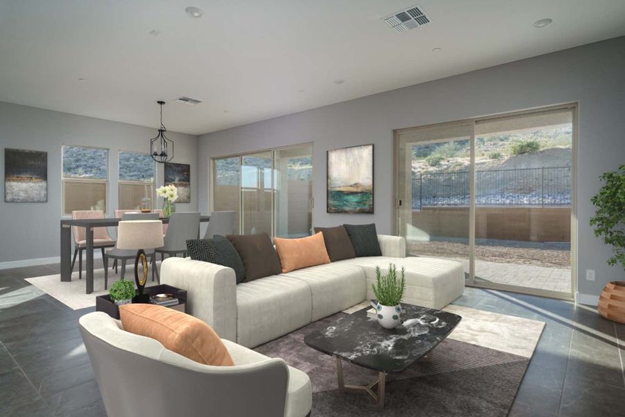 Representative furnished interior of a home built from the Cypress by William Ryan Homes in Silver Cross, San Tan Valley (Image 10). Representative furnished interior of a home built from the Cypress by William Ryan Homes in Silver Cross, San Tan Valley (Image 10).
