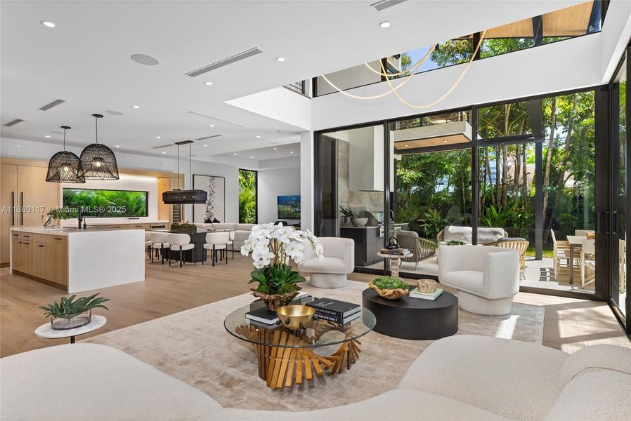 Furnished interior view inside a new home in , Miami (Image 68).