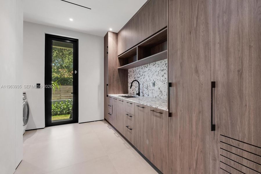 Furnished interior view inside a new home in , Miami Shores (Image 13).