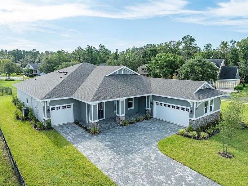 Front exterior of a new home in , Brooksville, FL, highlighting curb appeal (Image 19). Front exterior of a new home in , Brooksville, FL, highlighting curb appeal (Image 19).