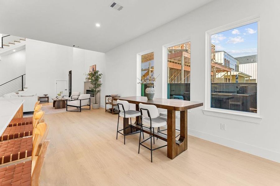 Furnished interior view inside a new home in , Dallas (Image 34).