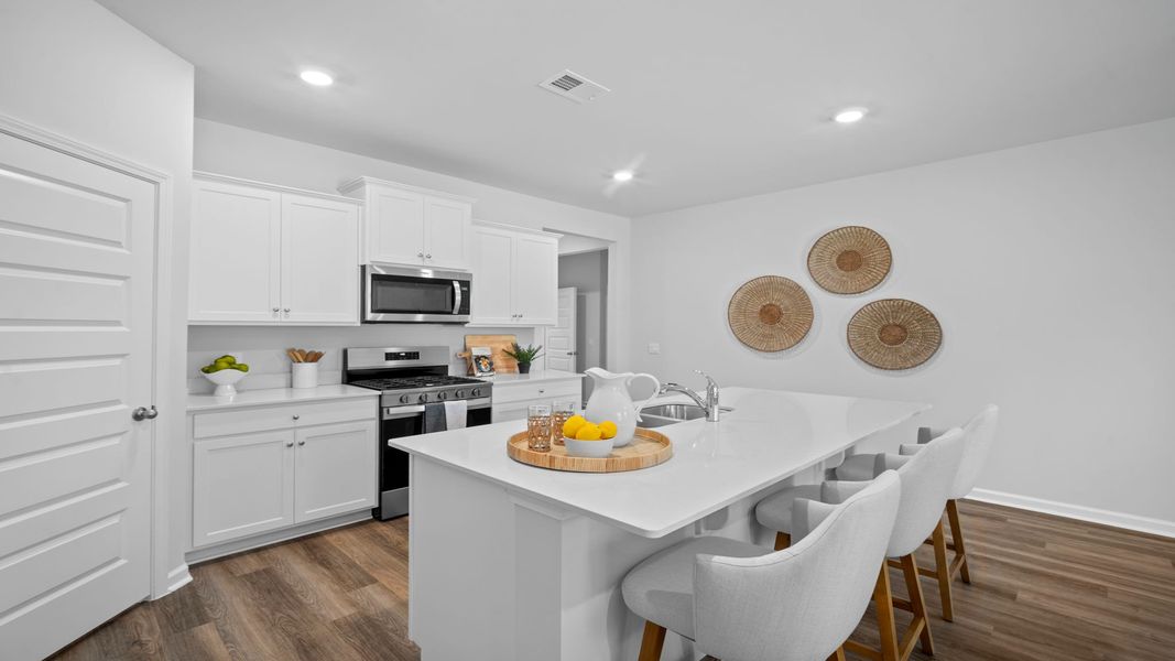 Representative furnished interior of a home built from the Cali by D.R. Horton in Fernhill Farms, Statesboro (Image 24).