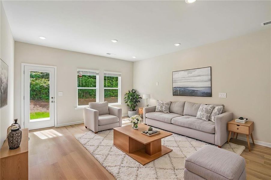 Furnished interior view inside a new home in Artisan Walk, Fairburn (Image 11).
