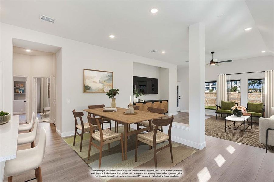 Furnished interior view inside a new home in Arcadia Trails Classic 50, Balch Springs (Image 7).