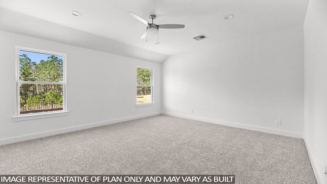 Representative unfurnished interior of a home built from the Amethyst by D.R. Horton in Mill Creek Estates, Magnolia (Image 27). Representative unfurnished interior of a home built from the Amethyst by D.R. Horton in Mill Creek Estates, Magnolia (Image 27).