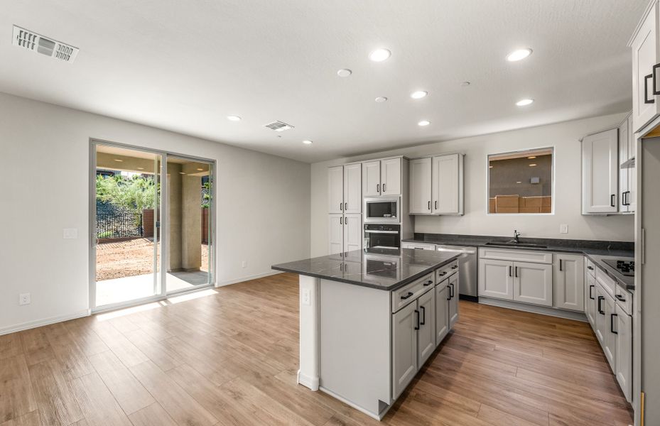 Furnished interior view inside a new home in Foothills at Northpointe, Peoria (Image 8). Furnished interior view inside a new home in Foothills at Northpointe, Peoria (Image 8).